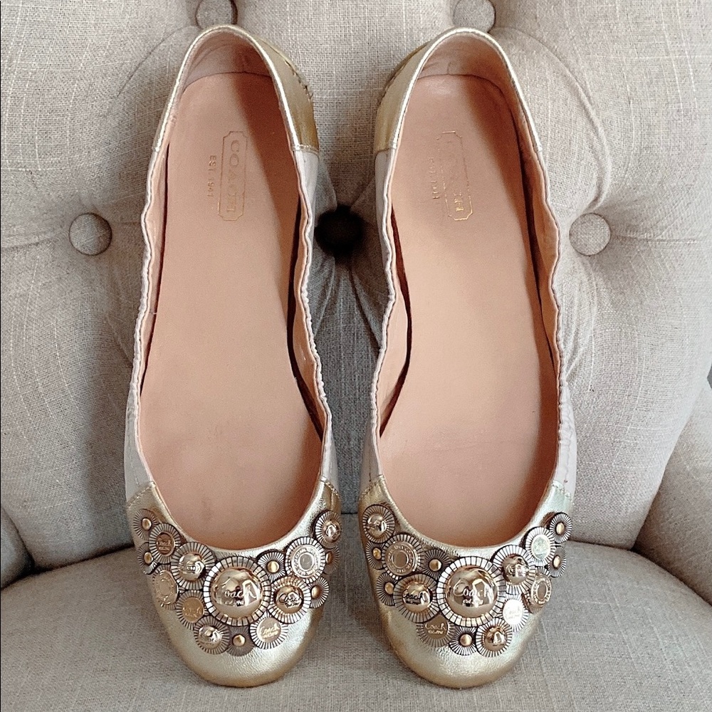 Coach Authentic Leather Driver/Ballet Size 9B